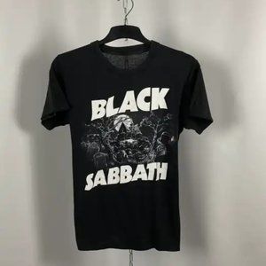 Black Sabbath Big Logo Vintage T-Shirts Band Rock Tee